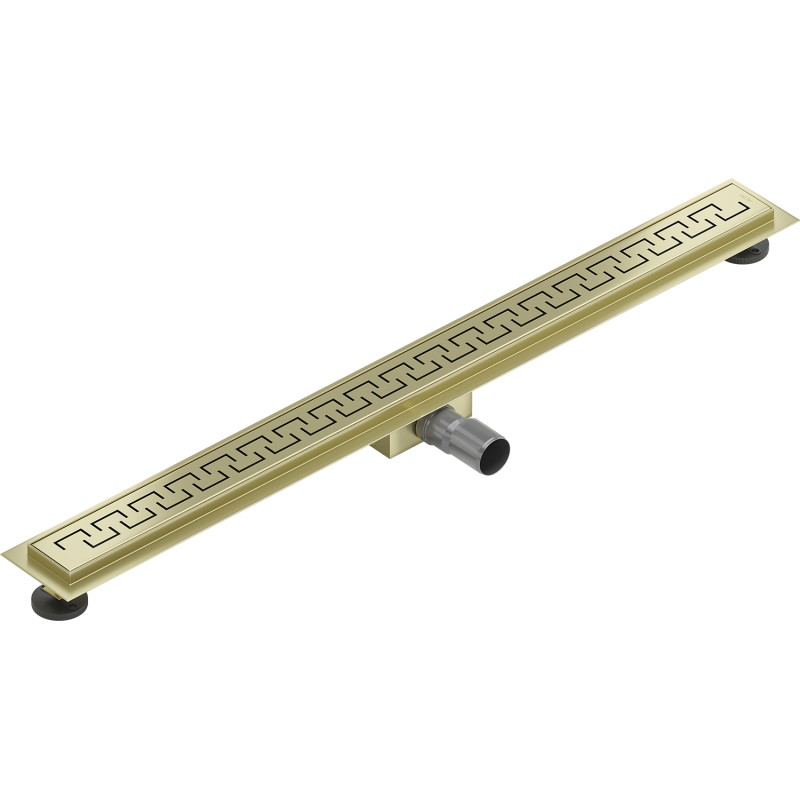 Mexen Flat M15 линеен сифон 90 cm, златисто четкан - 1A24090-15