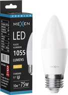 Mexen Nova LED крушка E27, C37, 10W, Топла - 3000K, 1055 lm - L102-E27-1030-01