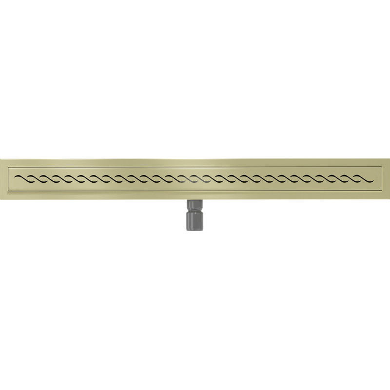 Mexen Flat M18 линейен сифон 100 см, златист мат - 1A23100-15