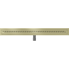 Mexen Flat M18 линейен сифон 100 см, златист мат - 1A23100-15