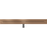 Mexen Flat M18 линейно оттичане 90 см, матирана мед - 1C23090-15