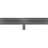 Mexen Flat Линеен сифон M18, 60 cm, четкано сиво - 1E23060-15