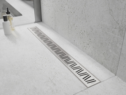 Mexen Flat 360° M22 въртящ се линеен сифон 90 cm, inox - 1029090-40