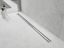 Mexen Flat 360° Slim линеен въртящ се сифон 70 см, инокс - 1041070