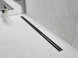 Mexen Flat 360° Slim въртящ се линеен сифон 80 см, черен - 1741080