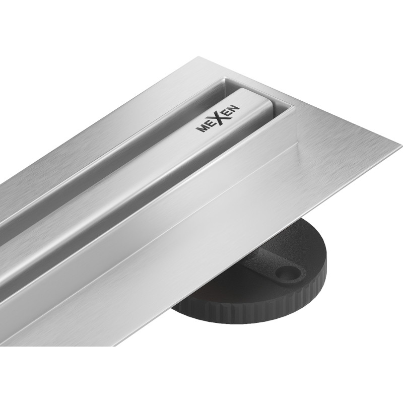 Mexen Flat 360° Slim линеен въртящ се дренаж 50 см, инокс - 1041050