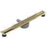 Mexen Flat 360° Slim линеен въртящ се сифон 50 см, златен - 1541050