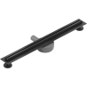 Mexen Flat 360° Slim линеен въртящ се трап 50 см, черен - 1741050