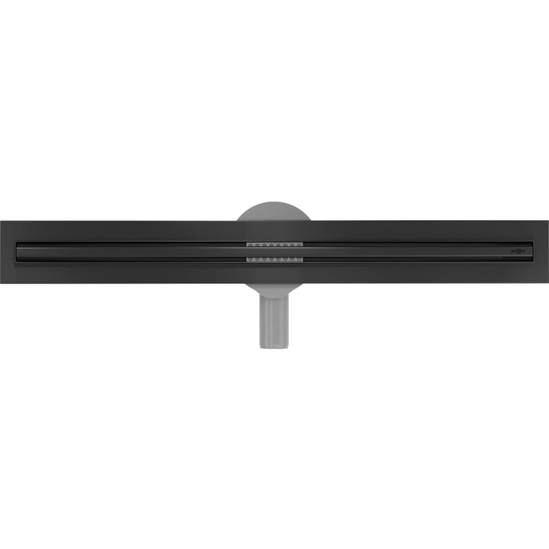Mexen Flat 360° Slim линеен въртящ се трап 50 см, черен - 1741050