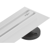 Mexen Flat 360° Slim линеен въртящ се сифон 130 см, бял - 1241130