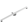 Mexen Flat 360° Slim линеен въртящ се подов сифон 140 см, бял - 1241140