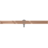 Mexen Flat 360° Slim въртящ се линеен сифон 140 см, розово злато - 1641140