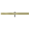 Mexen Flat 360° Slim въртящ се линеен сифон 80 см, златист мат - 1A41080