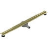 Mexen Flat 360° Slim въртящ се линеен сифон 80 см, златист мат - 1A41080