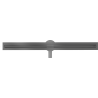 Mexen Flat 360° Slim линеен въртящ се сифон 90 см, четка Gun gray - 1E41090