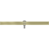 Mexen Flat 360° Slim линеен въртящ се сифон 130 см, златисто четкан - 1A41130