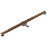 Mexen Flat 360° Slim въртящ се линеен сифон 150 см, четкана мед - 1C41150