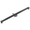 Mexen Flat 360° Slim линеен въртящ се сифон 120 см, четкано оръжейно сиво - 1E41120