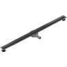 Mexen Flat 360° Slim линеен въртящ се сифон 140 см, четкано оръжейно сиво - 1E41140