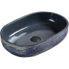 Mexen Alita мивка върху плот 58 x 39 см, синя - 22045866