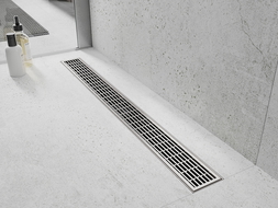 Mexen Flat M33 линеен отвод 50 cm, inox - 1033050-15