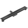 Mexen Flat Линеен сифон M33 70 см, четка и полиран gun gray - 1E33070-15