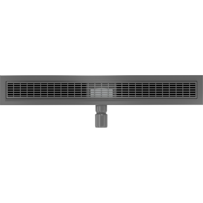 Mexen Flat Линеен сифон M33 70 см, четка и полиран gun gray - 1E33070-15