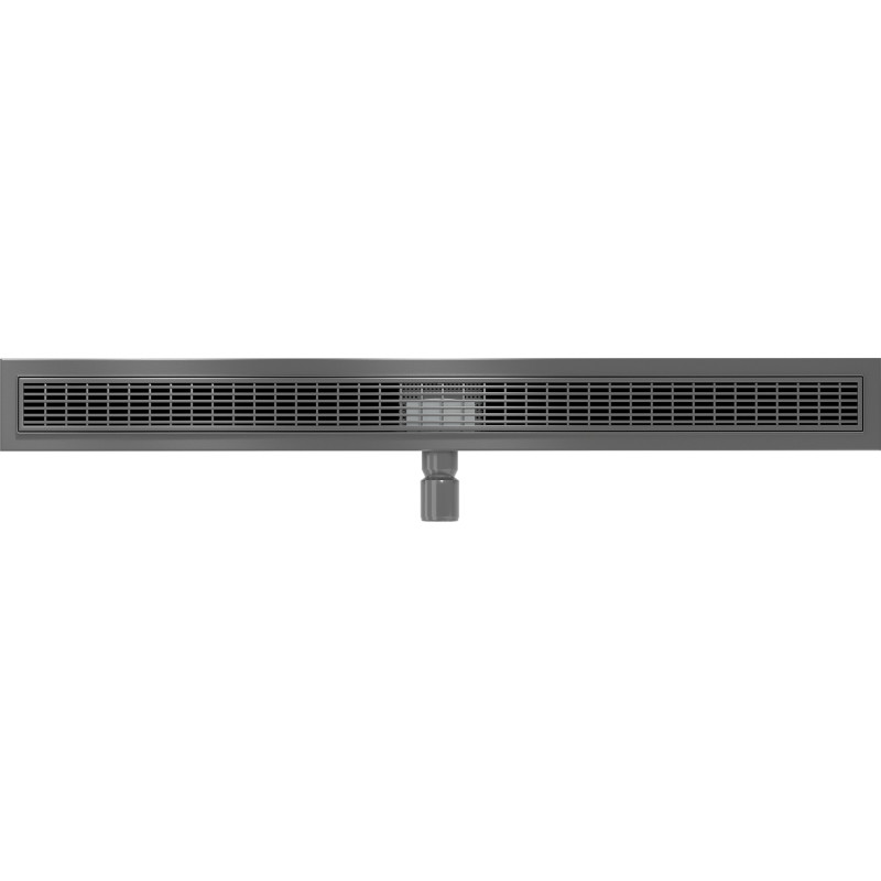 Mexen Flat M33 линеен сифон 90 см, четка gun gray - 1E33090-15