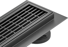 Mexen Flat 360° M33 въртящ се линеен сифон 50 см, gun gray четкан - 1E33050-40