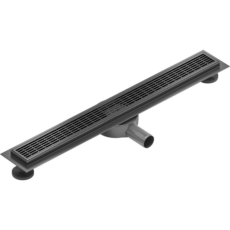 Mexen Flat 360° M33 въртящ се линеен сифон 50 см, gun gray четкан - 1E33050-40