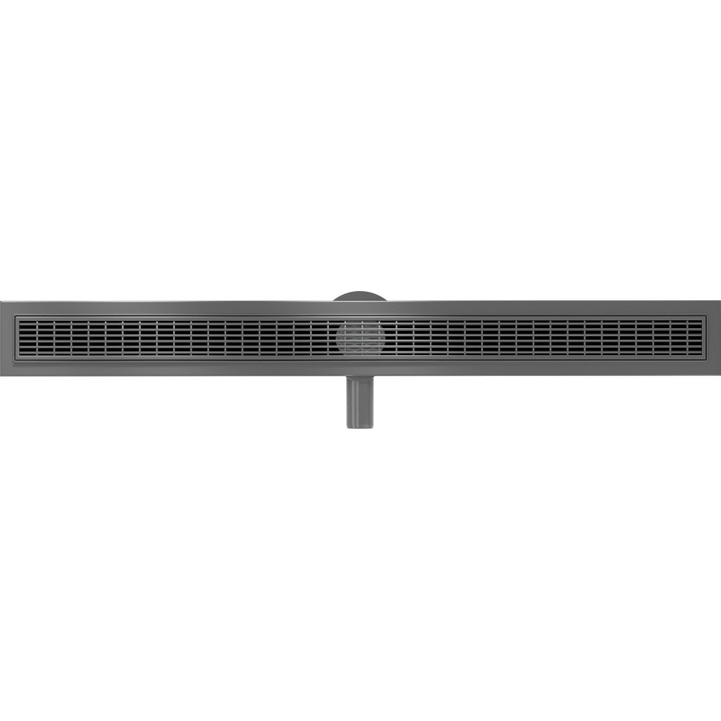 Mexen Flat 360° M33 въртящ се линеен сифон 90 см, четкано gun gray - 1E33090-40