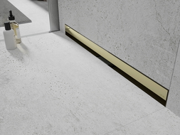 Mexen Flat Wall линеен стенен канал 2в1 70 cm, златно - 1530070