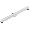 Mexen Flat Wall линеен стенен сифон 2в1 120 cm, бял - 1230120