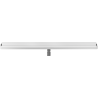 Mexen Flat Wall линеен стенен сифон 2в1 120 cm, бял - 1230120