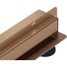 Mexen Flat Wall линеен стенен отток 2в1 80 см, матирана мед - 1C30080