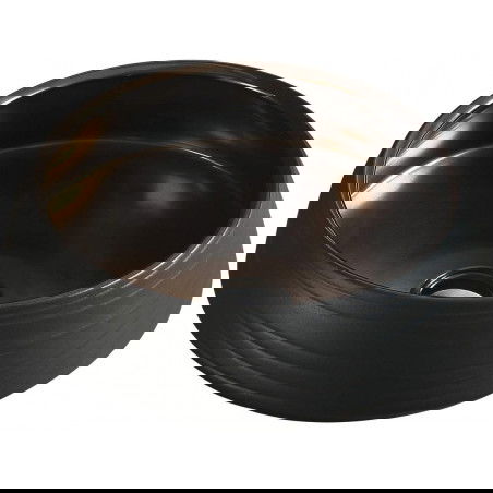 Mexen Ariana кухненска мивка върху плот 43 x 43 см, черна/златна - 22054366