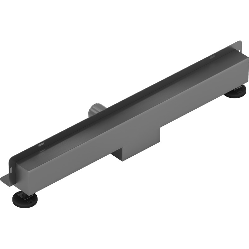 Mexen Flat Wall линеен стенен сифон 2в1 50 см, четкан Gun gray - 1E30050