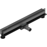 Mexen Flat Wall линеен стенен сифон 2в1 50 см, четкан Gun gray - 1E30050
