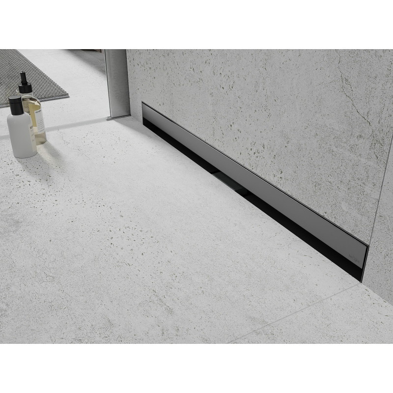 Mexen Flat Wall линеен стенен сифон 2в1 70 см, матиран в цвят gun gray - 1E30070