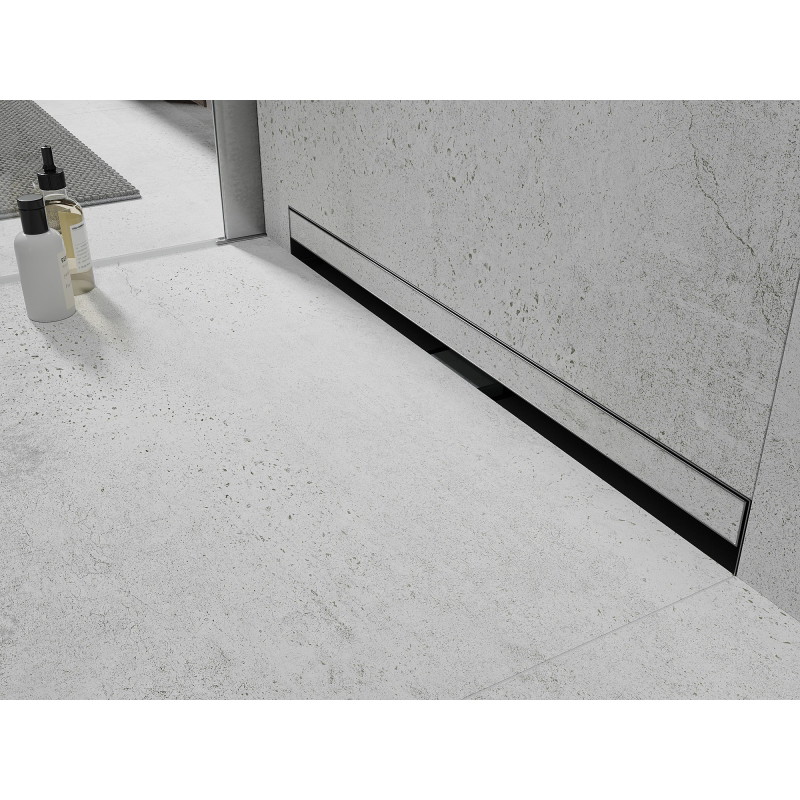 Mexen Flat Wall линеен стенен сифон 2в1 70 см, матиран в цвят gun gray - 1E30070