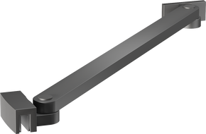 Mexen скосена скоба за врати и прегради за душ 6-8 мм, gun metal - 830-09-95