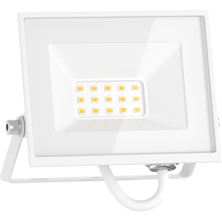 Mexen Luxpro+ LED прожектор, 10W, Студена - 6500K, 1100 lm, бял - L231-010-65-20