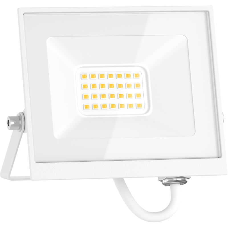 Mexen Luxpro+ LED прожектор, 20W, Студен - 6500K, 2200 lm, бял - L231-020-65-20