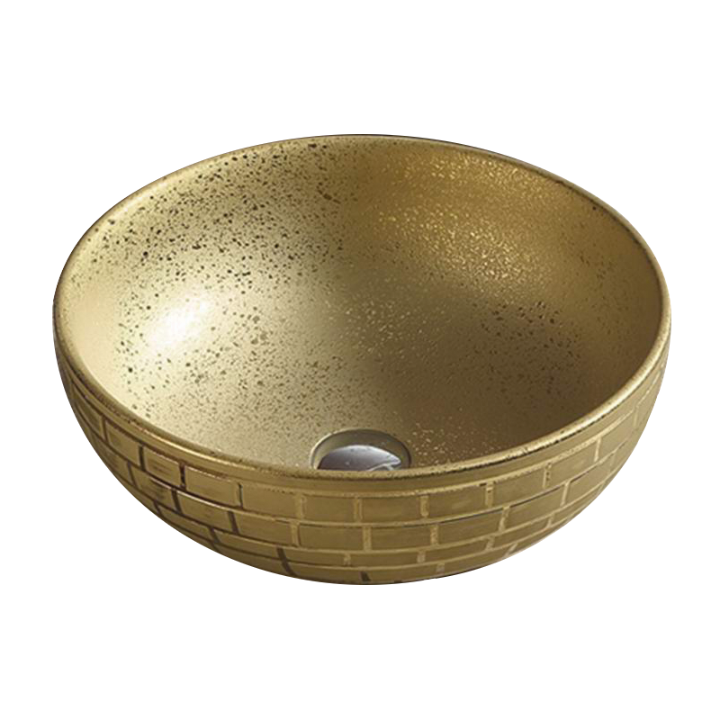 Mexen Briana мивка на плот 40 x 40 см, златна - 22064052