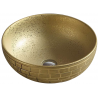 Mexen Briana мивка на плот 40 x 40 см, златна - 22064052