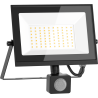 Mexen Luxpro LED прожектор с датчик за движение, 50W, студена - 6500K, 4500 lm, черен