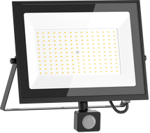 Mexen Luxpro LED прожектор с датчик за движение, 100W, Неутрална - 4000K, 9000 lm, черен