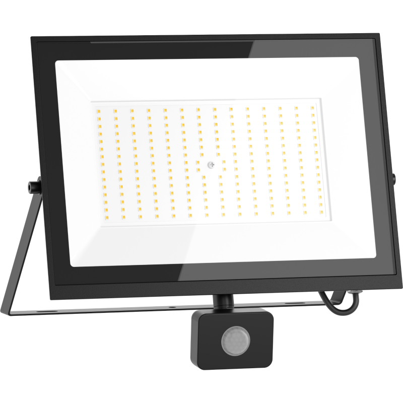 Mexen Luxpro LED прожектор с детектор за движение, 150W, Неутрална - 4000K, 13500 lm,