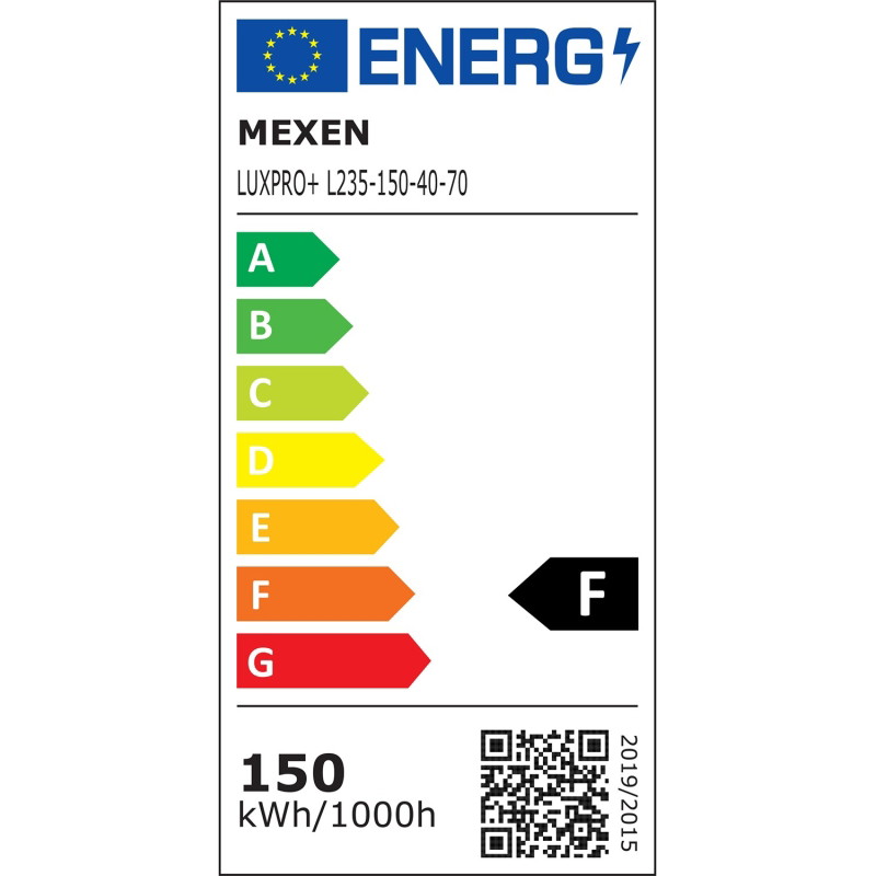 Mexen Luxpro LED прожектор с детектор за движение, 150W, Неутрална - 4000K, 13500 lm,