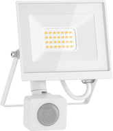 Mexen Luxpro+ LED прожектор с датчик за движение, 20W, Студен - 6500K, 2200 lm, бял